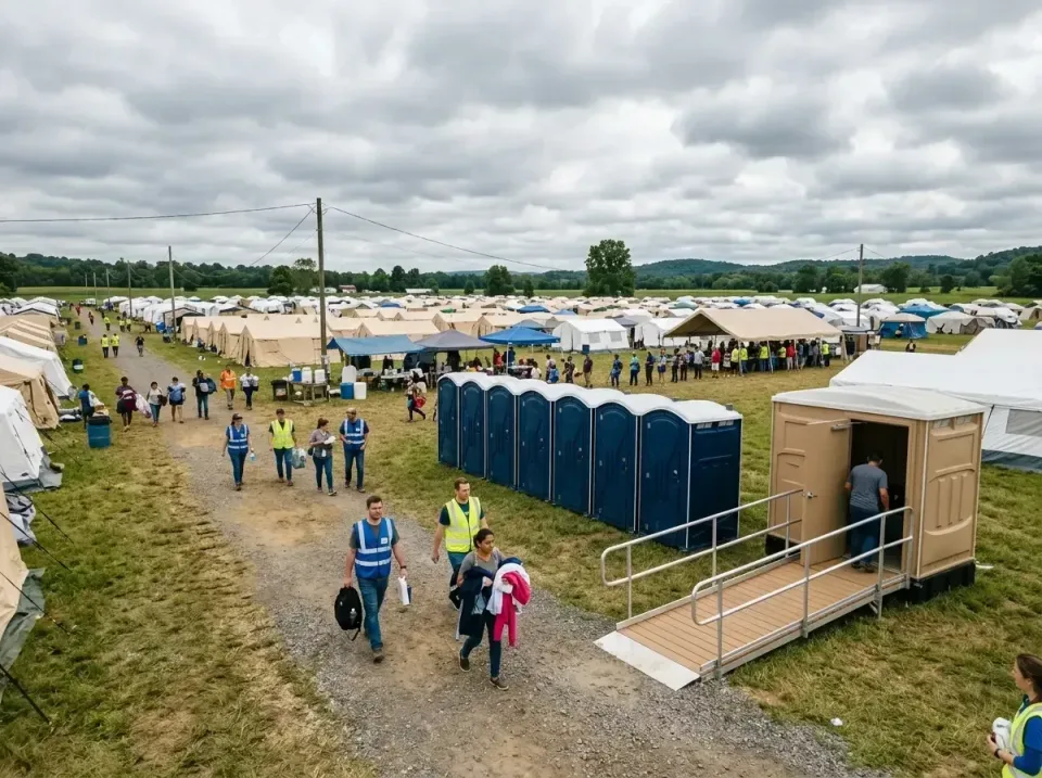 disaster-relief-camp-restrooms-010 — frequently asked questions, Dumpster & Portable Bathrooms Rental in Eureka Springs, AR